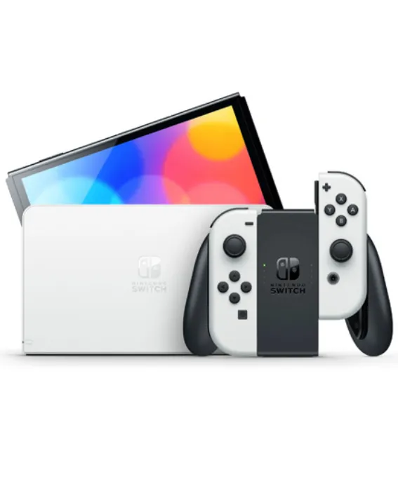 1 کنسول بازی نینتندو مدل Switch White OLED - Image 1