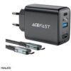 شارژر دیواری ایس فست مدل A17 GaN67W به همراه کابل USB-C