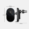شارژر وایرلس شیائومی مدل Xiaomi Wireless Car Charger 30W (W03ZM)